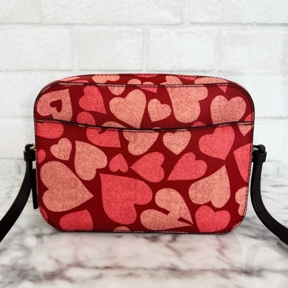 Coach Mini Camera Bag With Coach Heart Print - Picture 2 of 7